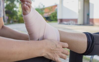 Vendaje de miembros inferiores para cirugía